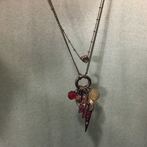 Betsy Johnson charm necklace