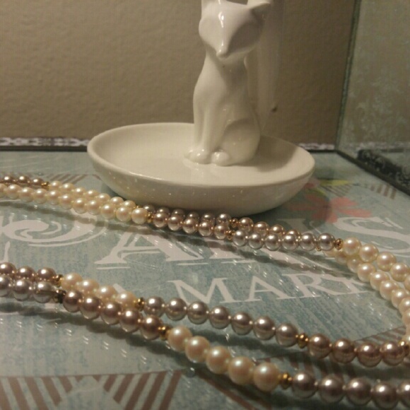 Long Pearl Necklace