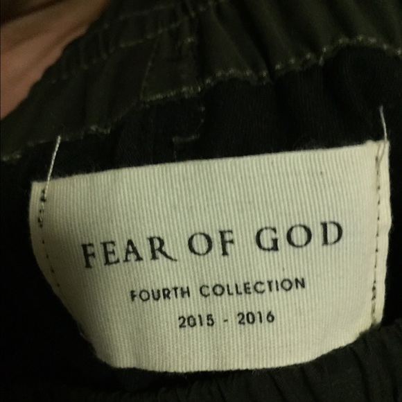 Fear of god joggers