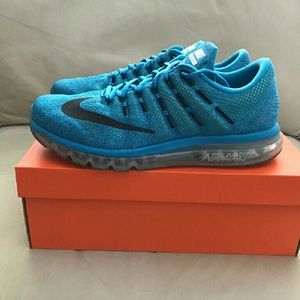 Mens Nike Air Max 2016 Blue Lagoon  Black Brave Bl