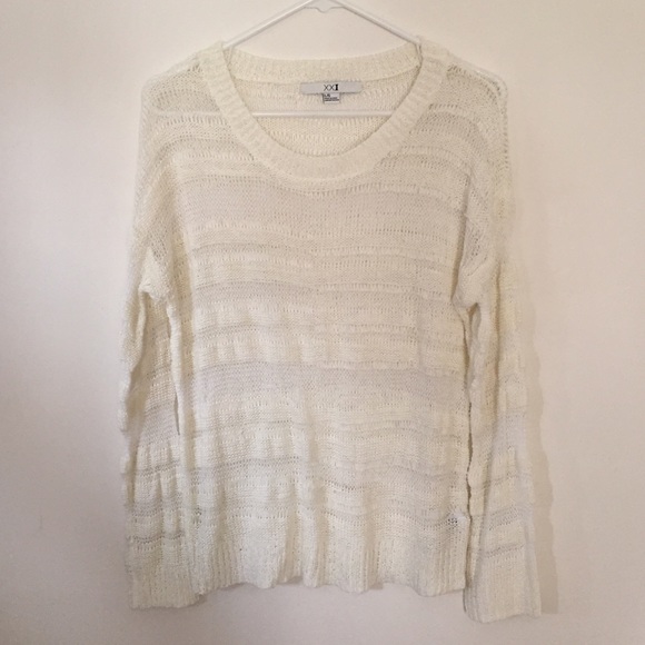 Open Weave Flat Yarn Sweater