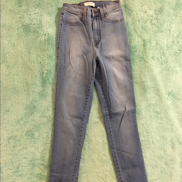 Fashion Nova Jeans - Classic High Waist Jeans - Light Blue Fashion Nova Jeans - Classic High Waist Jeans - Light Blue