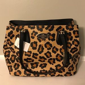 Coach Leopard Print Shoulder bag