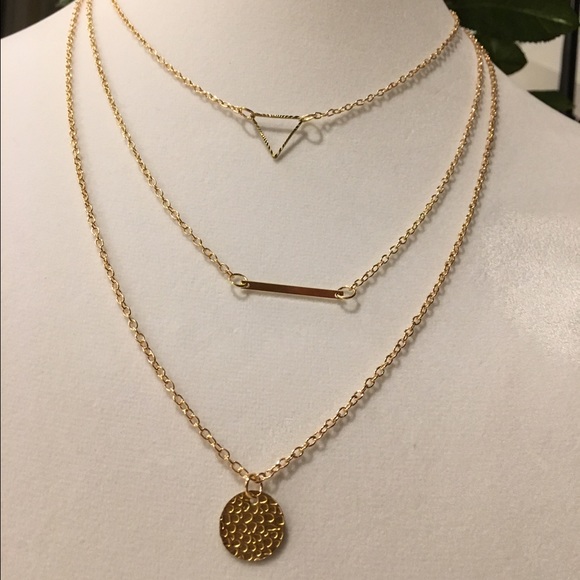 {HP 7/13} Restocked! 3 Layer Delicate Necklace - Picture 3 of 4