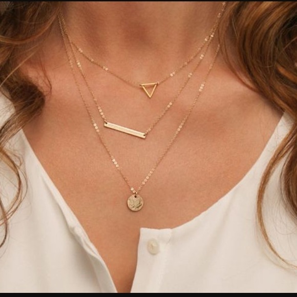 {HP 7/13} Restocked! 3 Layer Delicate Necklace - Picture 4 of 4