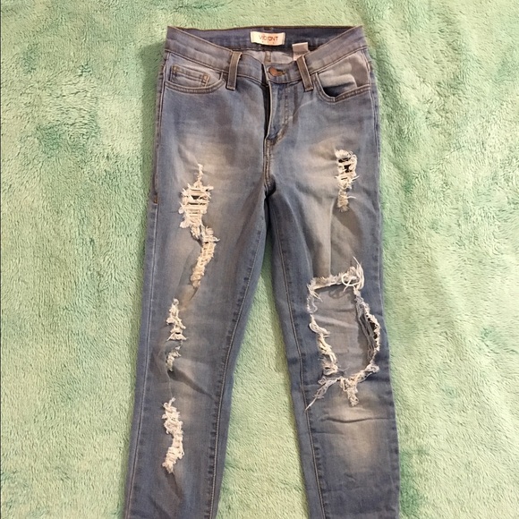 Fashion Nova Jeans - Glistening Jeans Medium Blue Fashion Nova Jeans - Glistening Jeans Medium Blue