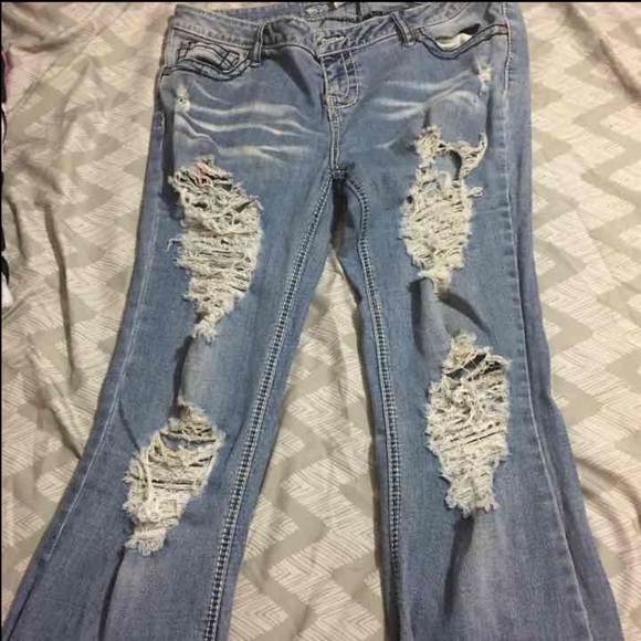 Distressed Jeans
