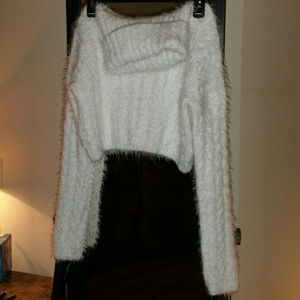 ASOS crop turtleneck chunky sweater 2