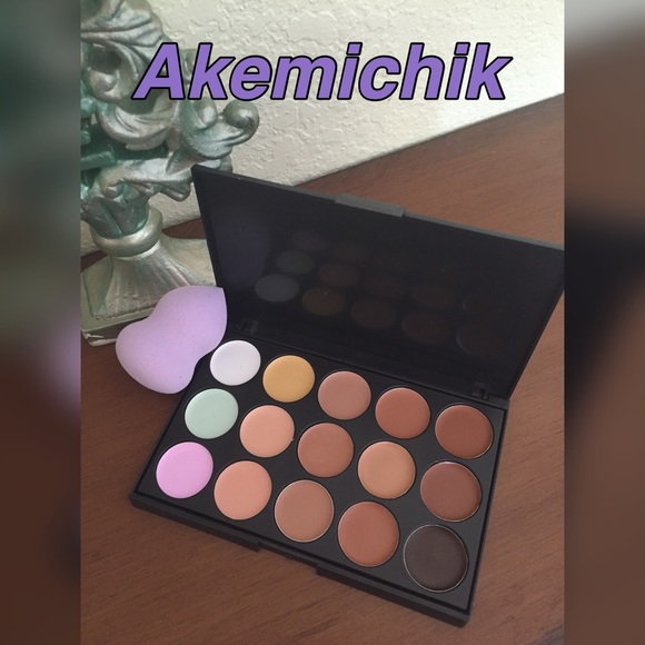 Contour pallete and sponge