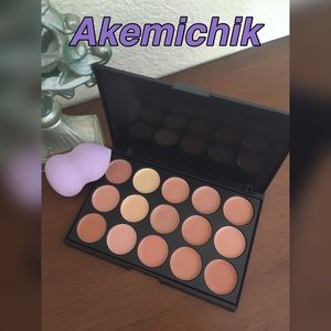 Light contour pallete and sponge