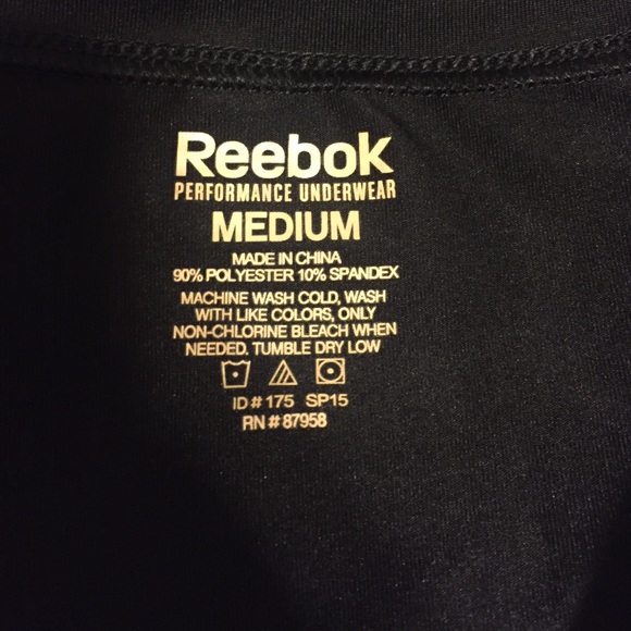 Black Reebok Performance Wear - Picture 2 of 4