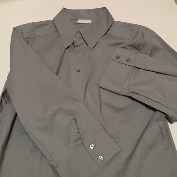 New York and Company Grey Button Down