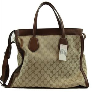 Gucci Original GG Canvas Ramble Tote Bag
