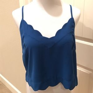 Lush royal blue tank top