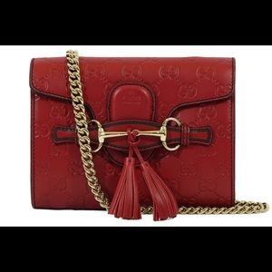 Gucci Guccissima Leather Shoulder Bag