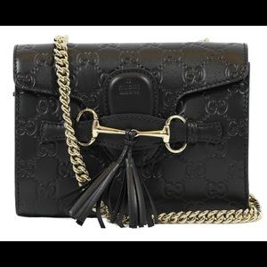 Gucci Guccissima Leather Shoulder Bag