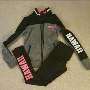 SOLD! yoga set with exclusive Hawaii design $70