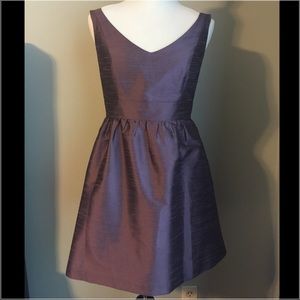LulaKate Purple Cocktail Bridesmaid Dress Size 6