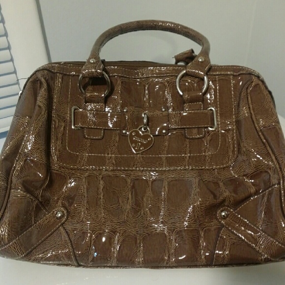Xoxo satchel croco bag