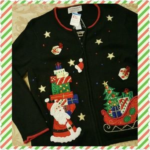 Pretty Ugly Christmas Sweater Cardigan