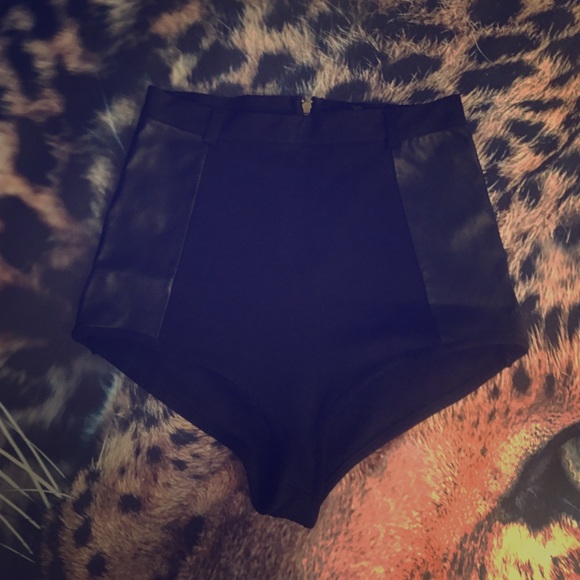 High waisted, high thigh shorts