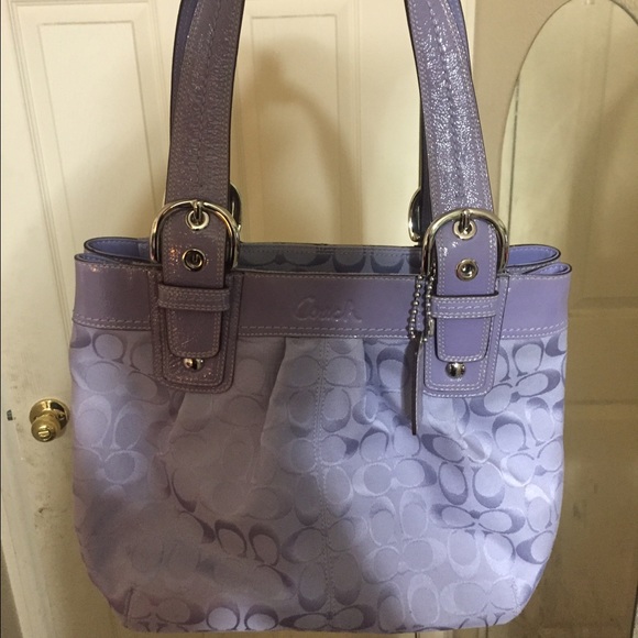 Authentic Monogrammed Coach Purse