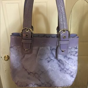 Authentic Monogrammed Coach Purse