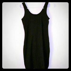 Black form fitting dress