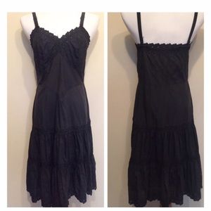 SaleVintage Black Eyelet Dress, Festival, S SaleVintage Black Eyelet Dress, Festival, S