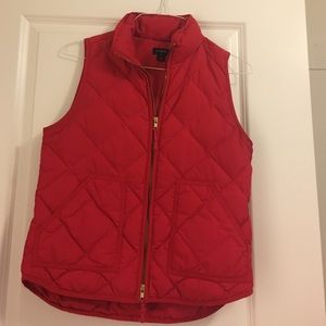 J Crew excursion vest in red!