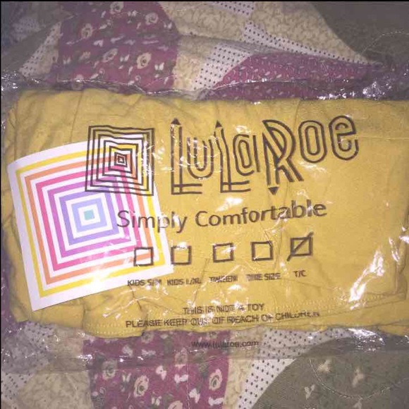 Yellow/mustard yellow TC LuLaRoe Leggingd
