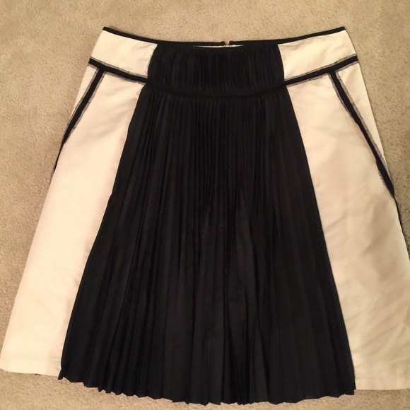 Lida Baday designer skirt black and cream 12