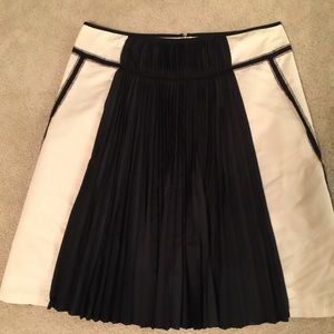Lida Baday designer skirt black and cream 12