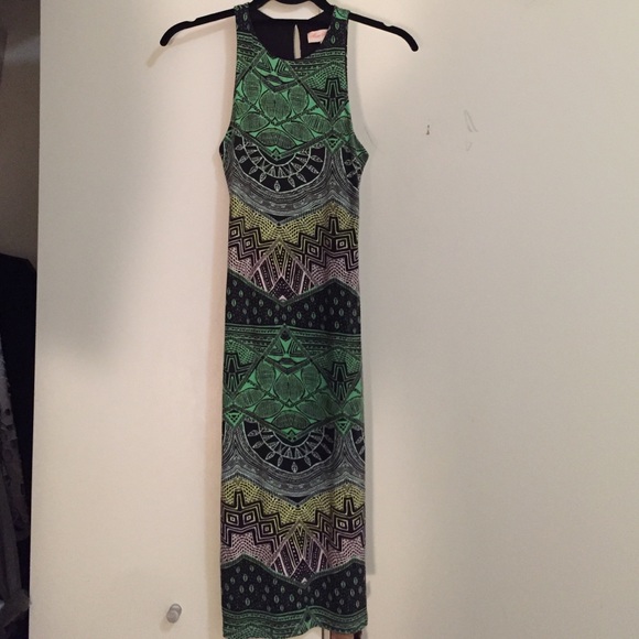 Mara Hoffman bodycon keyhole dress
