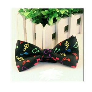 Musical print bowtie