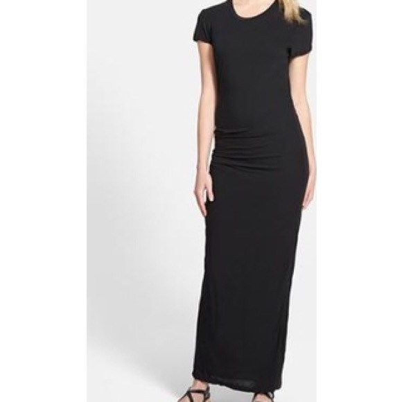 Black maxi dress