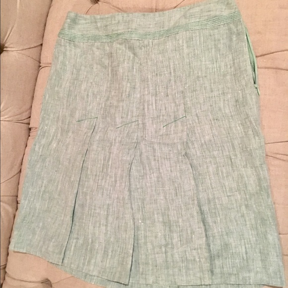 Ann Taylor A-line, pleated skirt!