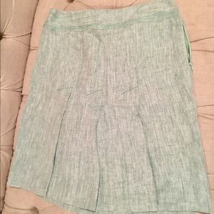Ann Taylor A-line, pleated skirt!