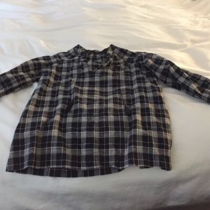 Plaid Madewell Top