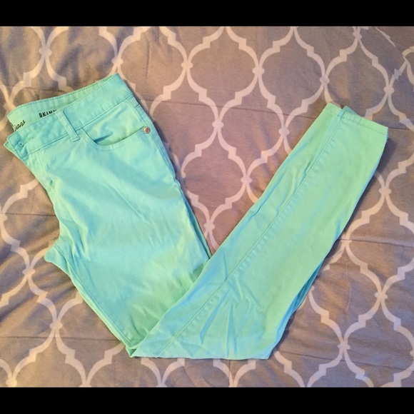 💕Mint Skinny Jeans!🍉