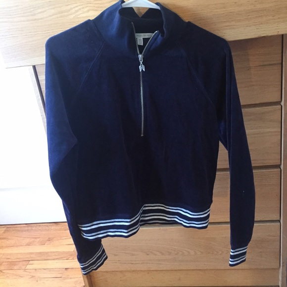 Victoria's Secret Violet Soft Quarter Zip Sweater