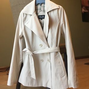 Dolce & Gabanna Tan Trench Jacket.