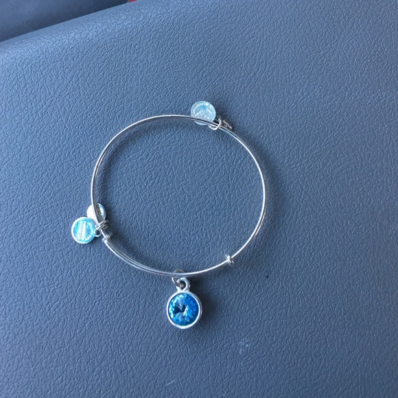 Alex and Ani march birthstone bangle
