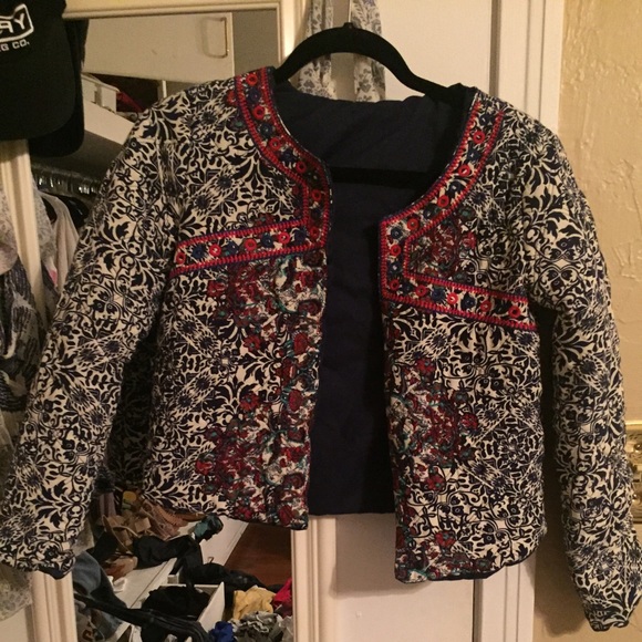 Quilted boho jacket