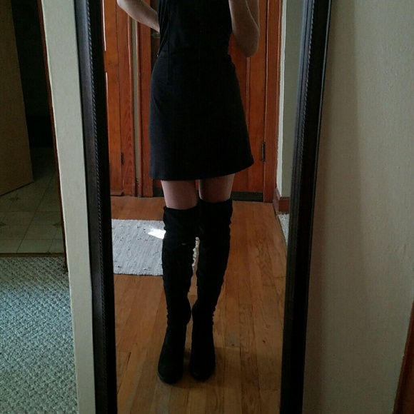 Suede Over-the-Knee Boots