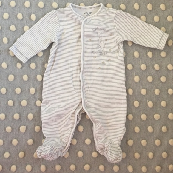 Set of 2- Soft cotton footie