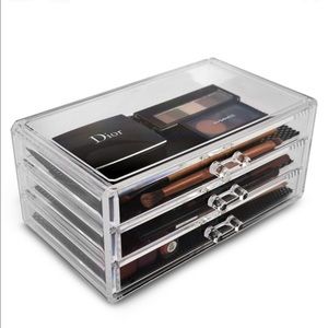 Acrylic makeup drawers
