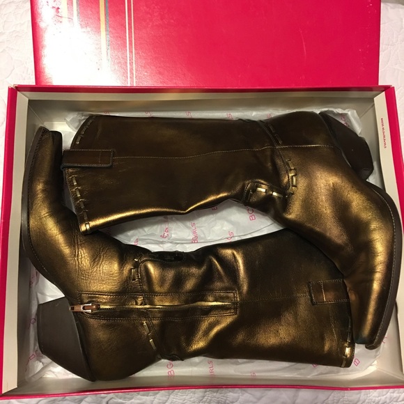 BCBGirls copper metallic boots