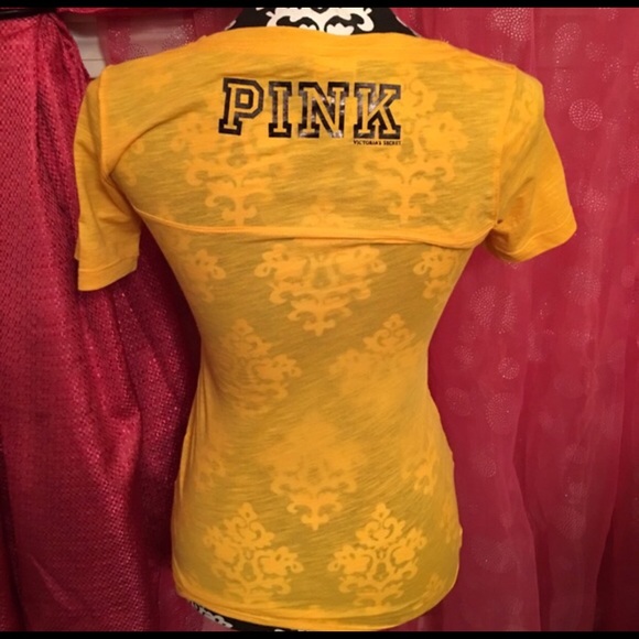 Victoria Secrets Pink Steeler Tee - Picture 3 of 4