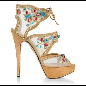 Charlotte Olympia Embroidered Heels
